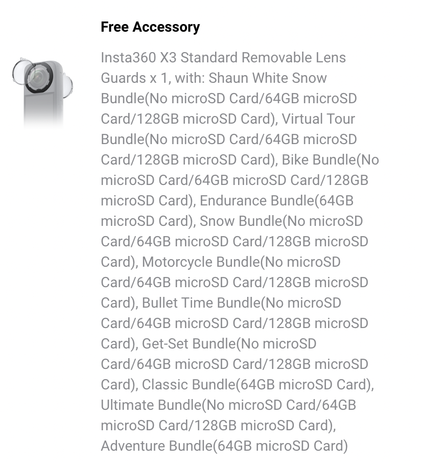 Insta360 Acessory